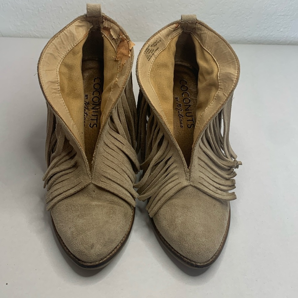 Coconuts by Matisse Lambert Fringe Ankle Boots
